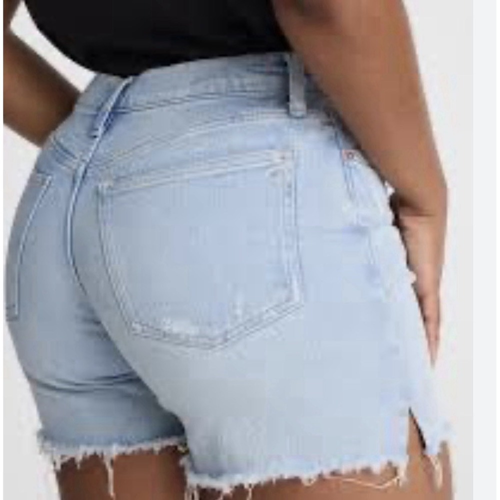 Madewell Relaxed Denim Shorts Light‎ Wash Distressed Blue Sz 29 New Casual Beach